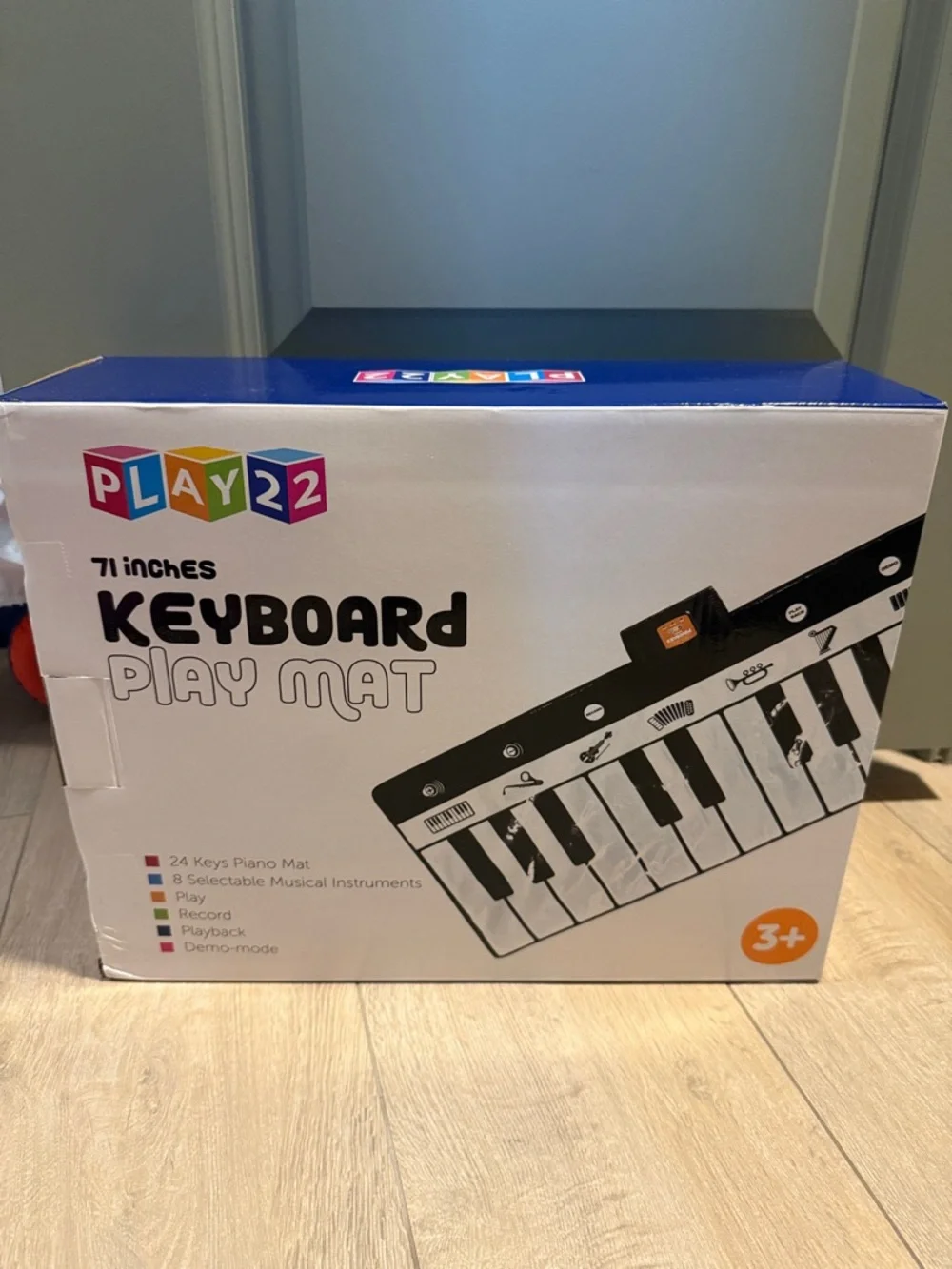 Touch-Sensitive Playmat Keyboard - Black